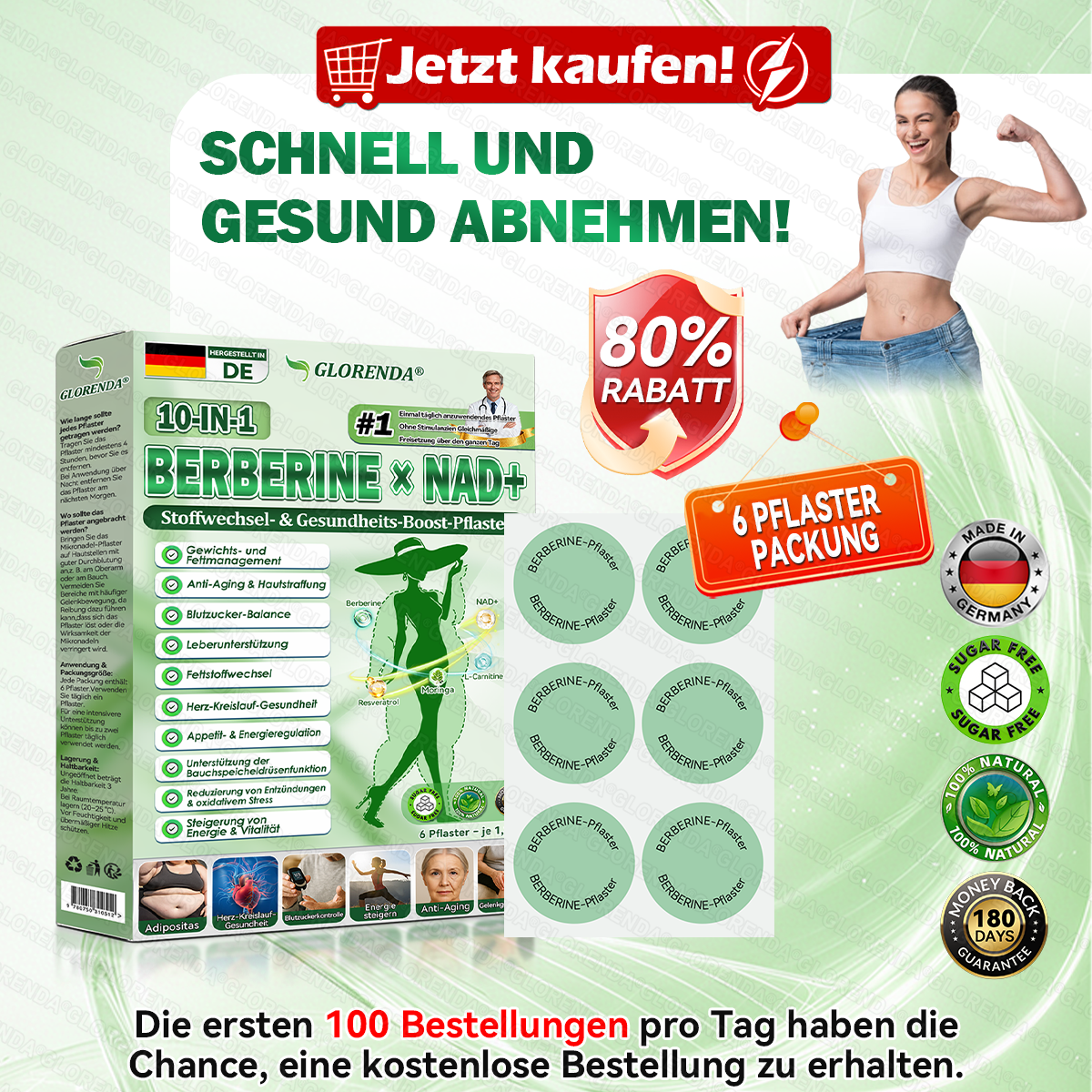🇩🇪𝐐𝐮𝐚𝐥𝐢𝐭ä𝐭𝐬𝐠𝐞𝐩𝐫ü𝐟𝐭 & 𝐕𝐞𝐫𝐢𝐟𝐢𝐳𝐢𝐞𝐫𝐭 👩‍⚕️💃𝑮𝑳𝑶𝐑𝐄𝐍𝐃𝘼®𝙈𝙤𝙧𝙞𝙣𝗴𝗮 · 𝗕𝗲𝗿𝗯𝗲𝗿𝒊𝒏 × 𝑵𝘼𝘿+ 10-𝙞𝙣-𝟏 𝐀𝐝𝐯𝐚𝗻𝗰𝗲𝗱 𝗡𝗮𝙣𝙤 𝙈𝙞𝙠𝙧𝐨𝐧𝐚𝐝𝐞𝐥-𝐏𝐚𝒕𝒄𝗵(𝐍𝐮𝐫 𝐞𝐢𝐧𝐦𝐚𝐥 𝐭ä𝐠𝐥𝐢𝐜𝐡, 𝐬𝐢𝐜𝐡𝐭𝐛𝐚𝐫𝐞 𝐕𝐞𝐫ä𝐧𝐝𝐞𝐫𝐮𝐧𝐠𝐞𝐧 𝐢𝐧 𝟕 𝐓𝐚𝐠𝐞𝐧) ✅ 𝐅ü𝐫 𝐅𝐞𝐭𝐭𝐥𝐞𝐢𝐛𝐢𝐠𝐤𝐞𝐢𝐭, 🅛🅞🅞🅢🅔 🅢🅚🅘🅝, 𝐃𝐢𝐚𝐛𝐞𝐭𝐞𝐬, 𝐒𝐜𝐡𝐥𝐚𝐟𝐚𝐩𝐧𝐨𝐞, 𝐆𝐞𝐥𝐞𝐧𝐤𝐩𝐫𝐨𝐛𝐥𝐞𝐦𝐞 𝐮𝐧𝐝 𝐦𝐞𝐡𝐫
